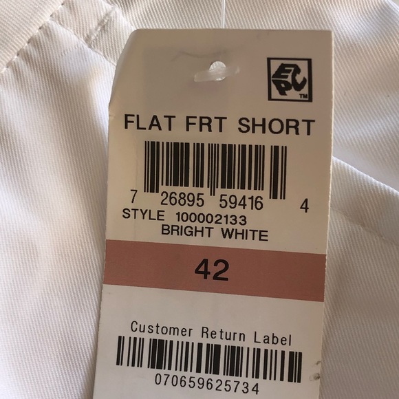 Attack Life By Greg Norman Men's Core 10" Classic-Fit Shorts, Bright White, 42 - Picture 4 of 4